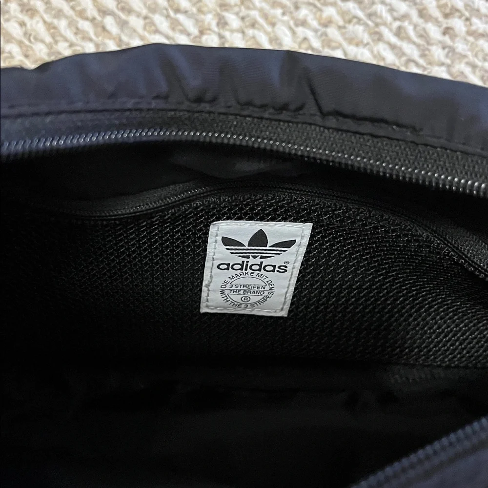 Adidas Black Crossbody Bag with Logo Strap - Picture 7 of 8
